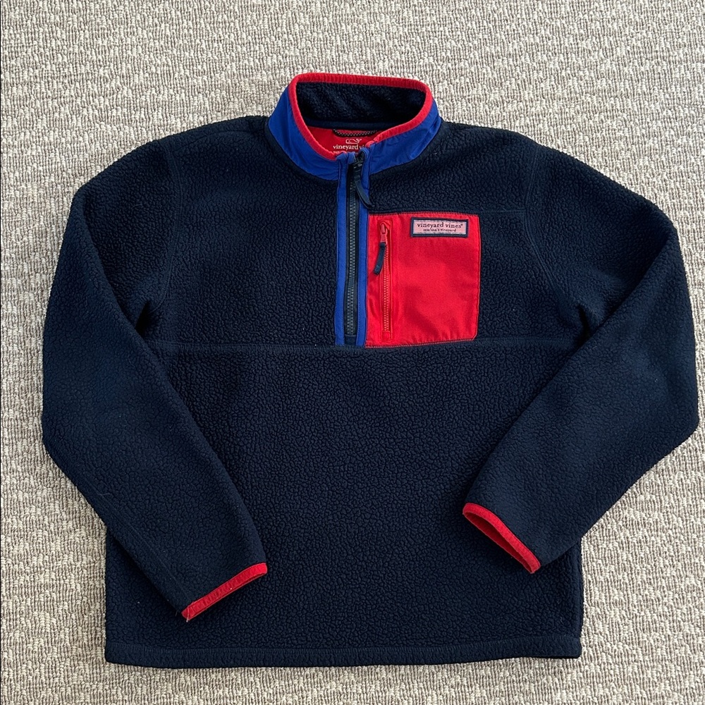 Vineyard Vines boys large Sherpa jacket